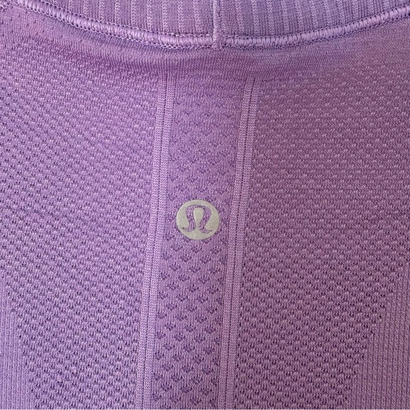 Lululemon Swiftly Tech Long Sleeve 8 Purple Lilac Top Yoga Pilates Running Gym - Picture 5 of 8
